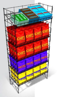 Freestanding Chip Rack